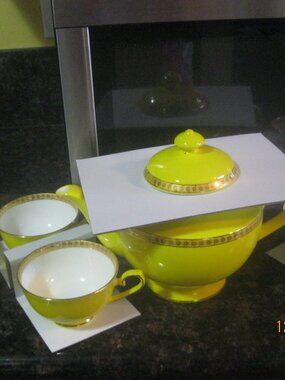 Tea cup sets with plates "incredibly beautiful and rich" perfect condition new
